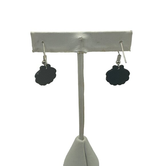 Green Shell Dangle Earrings for Women Stainless Steel Hooks Beach Ocean - Picture 4 of 4